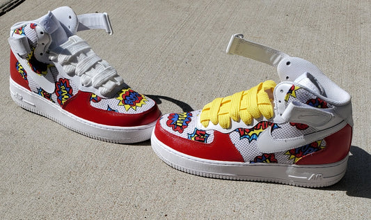 Pow Bang Boom AIR FORCE 1 (AF-1) - High Tops